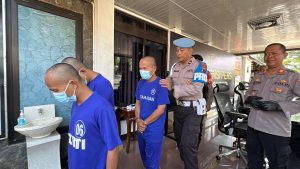 Para Tersangka digelandang ke jeruji Besi