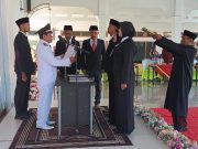 Pelantikan Perangkat Desa Nusawangkal, Kecamatan Nusawungu, Kabupaten Cilacap