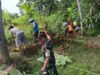 200 Warga Desa Wangon Bergotong Royong Benahi Infrastruktur Lingkungan