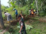 200 Warga Desa Wangon Bergotong Royong Benahi Infrastruktur Lingkungan