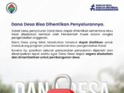 Dana Desa Tahap II TA 2026 Segera Disalurkan, Desa Didorong Lengkapi Persyaratan Penyaluran Kebijakan Fiskal