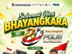 Camat Cipari Ajak Sinergi dan Teladani Semangat Rastra Sewakotama