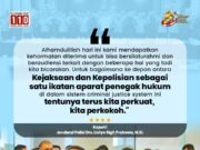 Kapolri Tegaskan Komitmen Perkuat Sinergitas Polri-Kejaksaan dalam Sistem Peradilan Pidana